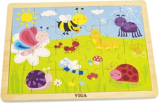 Illustrazioni colorate degli animaletti del prato