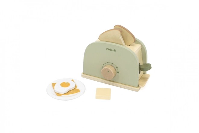 Wooden Toaster Toy Set