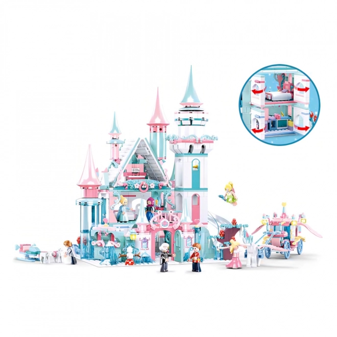 Winter Fairy Ice Castle Construction Set