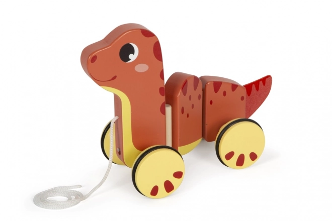 Wooden Pull Toy Dinosaur