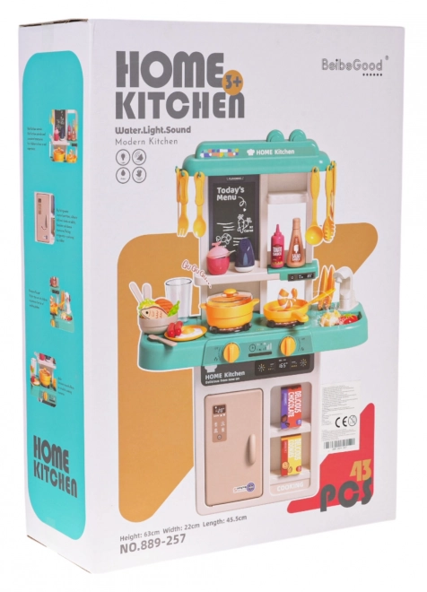 Interactive Kitchen Set with Lights and Sounds