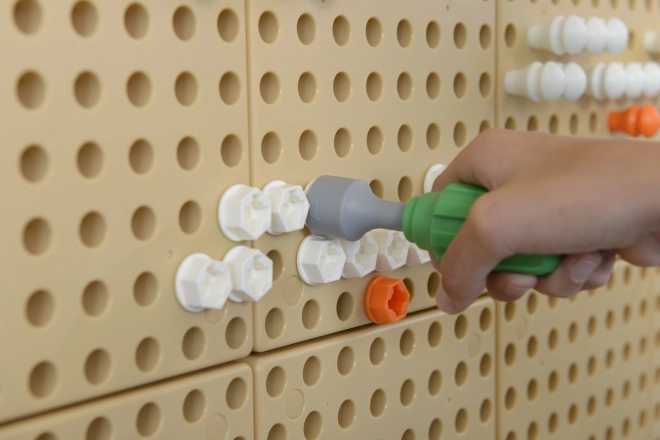 Masterkidz Tool Set with Drill and 8 Elements for STEM Science-Creative Board