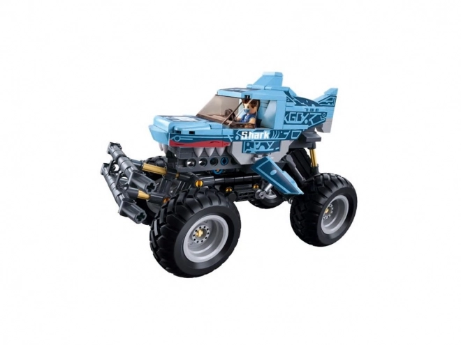 Sluban Pull-back Off-road Blue Shark