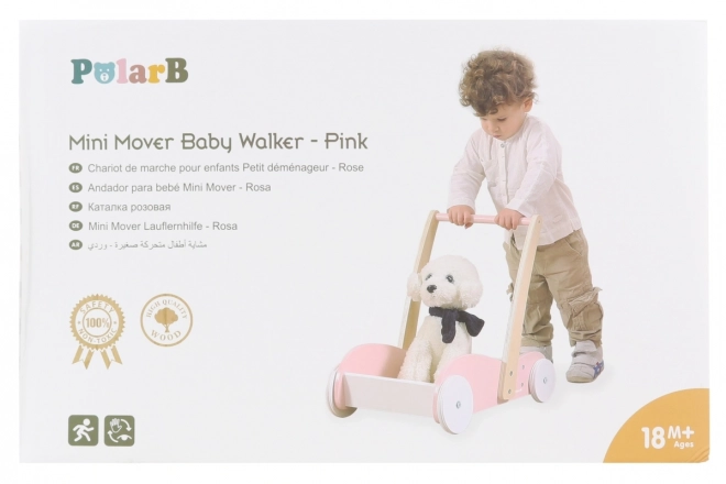 Pink Wooden Walker