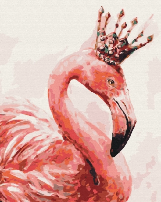 Paint by Numbers Kit - Flamingo King