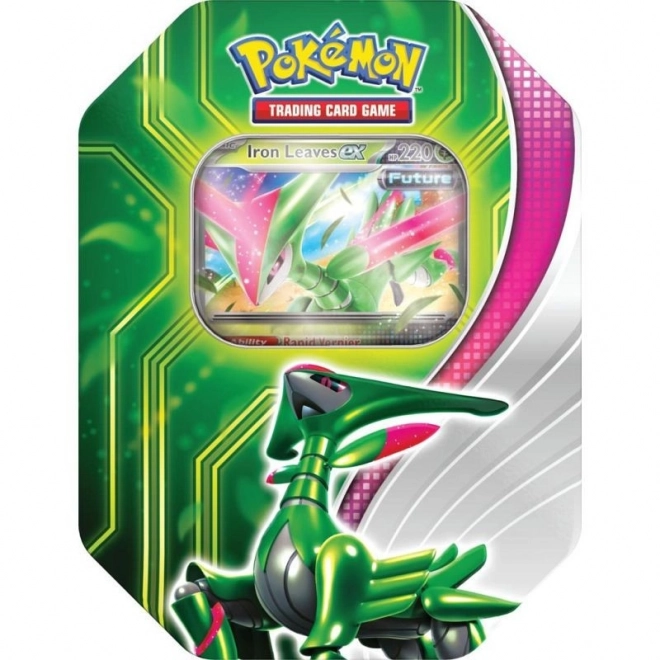 Pokémon Paradox Clash Tin Iron Leaves Cards