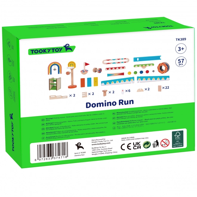 Verrückte Holz-Domino-Spiele