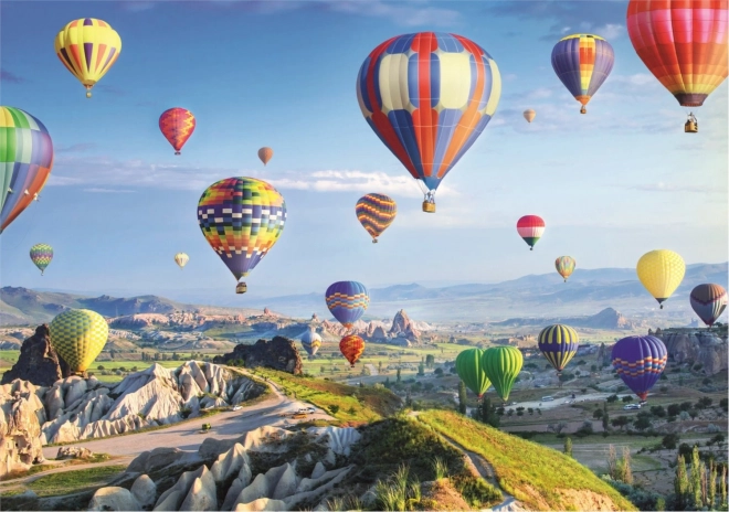 Trefl Puzzle Balloons Over Cappadocia with Puzzle Mat