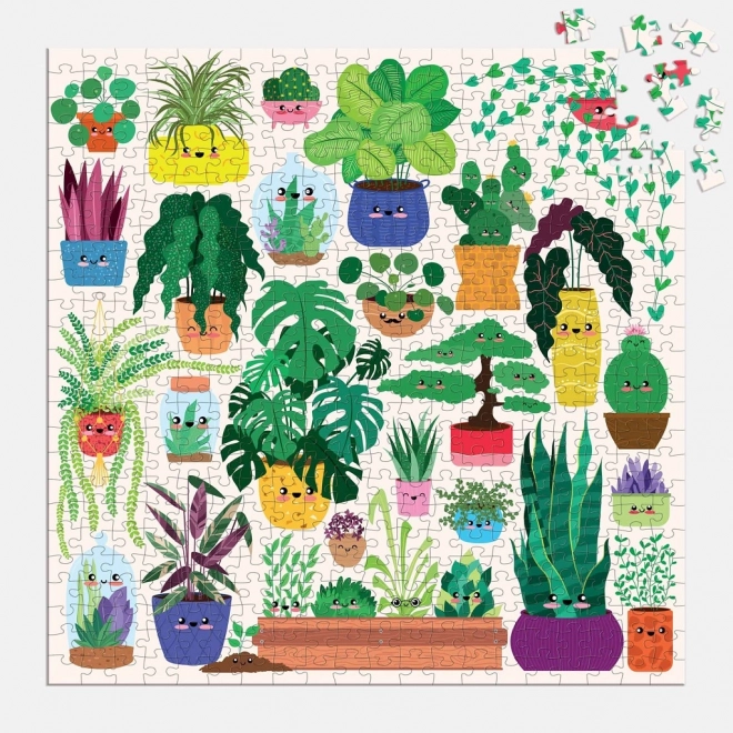 Mudpuppy Happy Plants Puzzle 500 Pieces