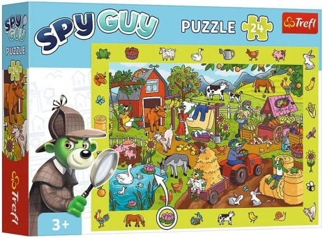 Observationspuslespil SPY GUY – gård, 24 brikker