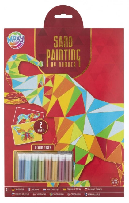 Sand Painting Creative Set with Numbered Templates