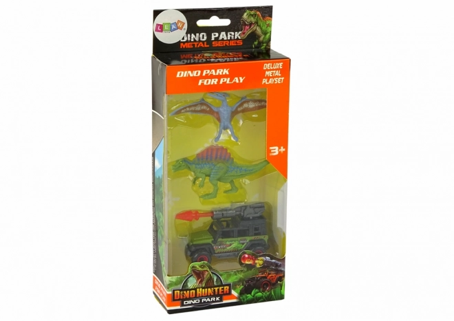 Dinosaur Adventure Set with Rocket Car