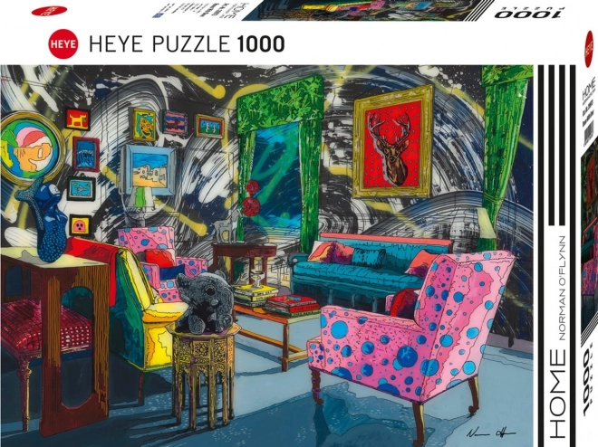 Heye Puzzle: Room with Deer 1000 Pieces