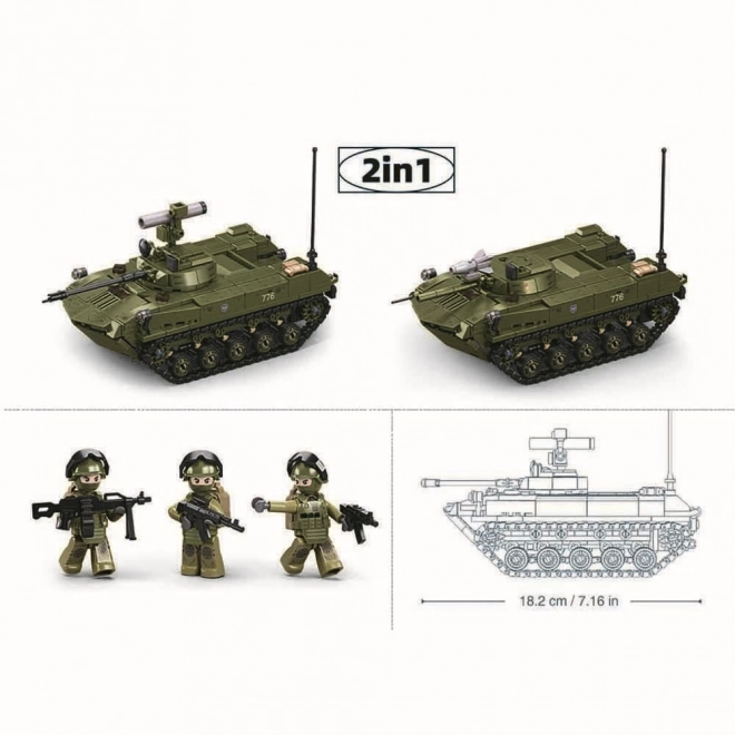 Sluban Tank BMD-2S Building Set