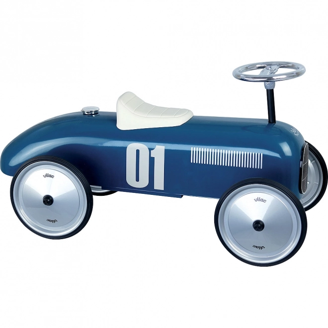 Vilac Vintage Ride-On Car Blue