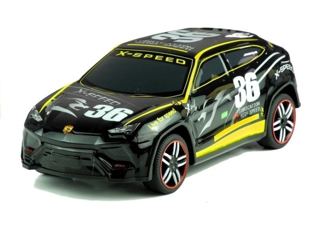 Remote Controlled Black Sports Car