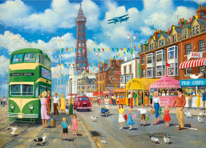 Gibsons Blackpool Promenade 1000-Piece Puzzle