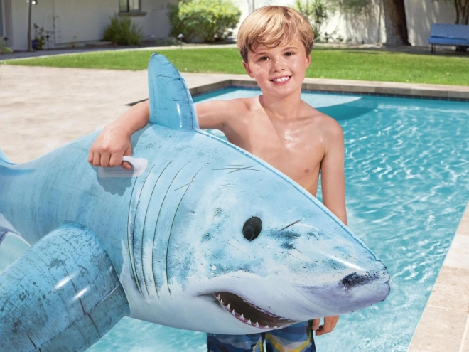 Inflatable Shark Swimming Float with Handles