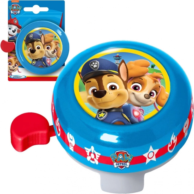 Campanello blu per bicicletta per bambini con motivo Paw Patrol