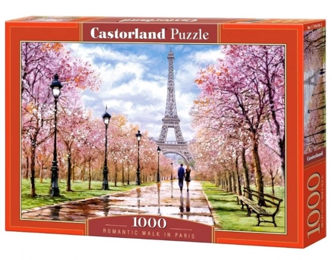 Romantic Walk In Paris Puzzle