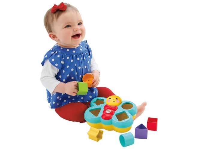 Colorful Butterfly Shape Sorter Toy