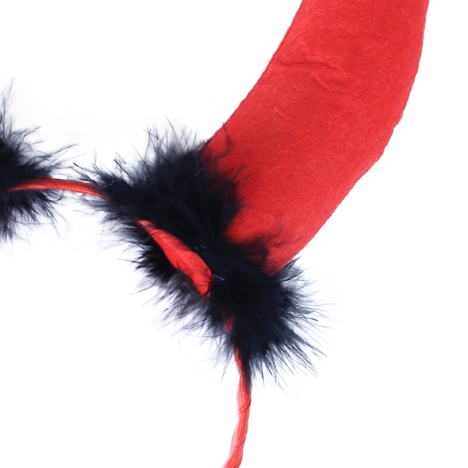 Deluxe Devil Horns Headband