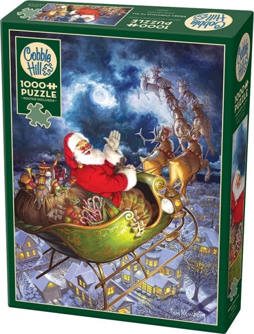 Cobble Hill Christmas Puzzle 1000 Pieces