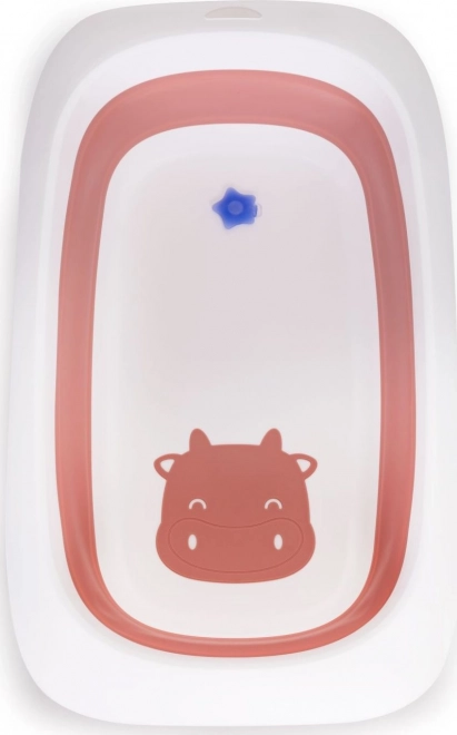 Ecotoys Foldable Bathtub Cow Blue – Pink