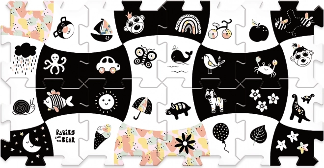 Foam Puzzle Mat Kids Trefl: Black and White