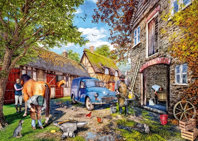 Falcon Puzzle Blacksmith's Cottage 1000 Pieces