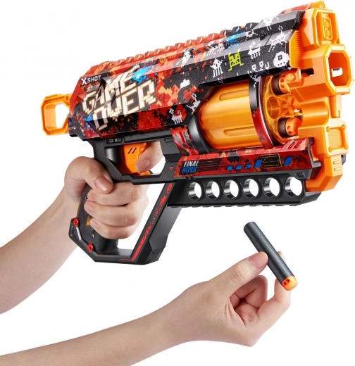 Výrazný design GAME OVER