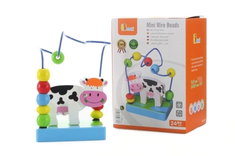 Wooden Cow Maze Toy