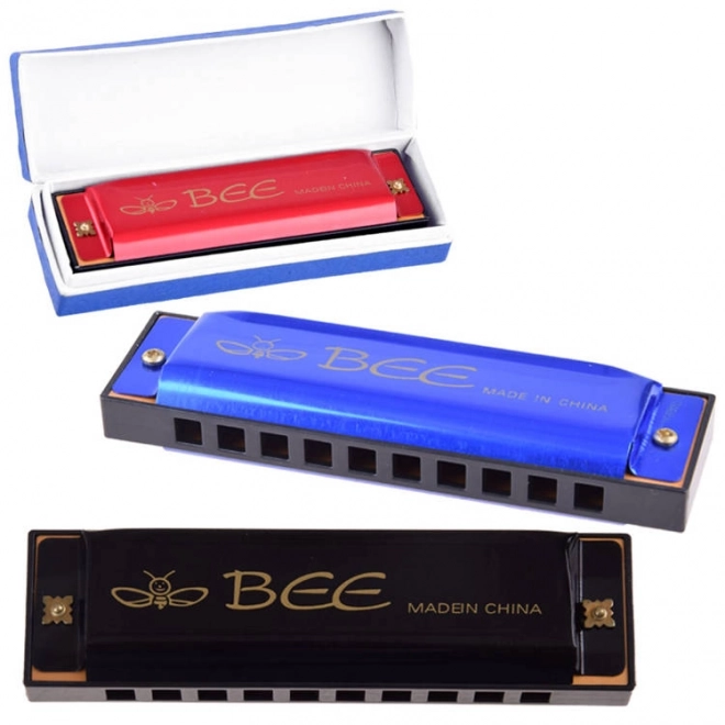 Colorful Metal Harmonica for Kids