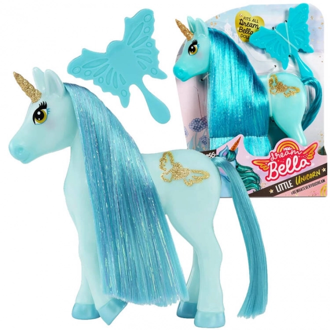 Sea Glass Little Unicorn Dream Bella with Brush – blue