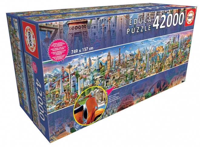 EDUCA Puzzle Around the World 42000 Pieces