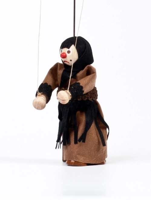 Wooden Puppet Witch Dorota