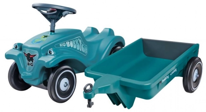 Push Car with Trailer in Turquoise Color