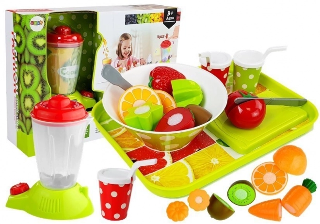 Vegetable and Fruit Set with Battery Blender and Tray