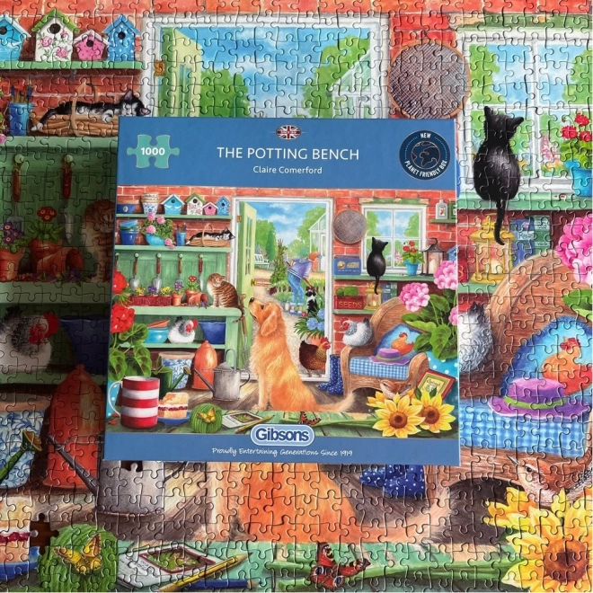 Gibsons Garden Shelves Jigsaw Puzzle 1000 Pieces