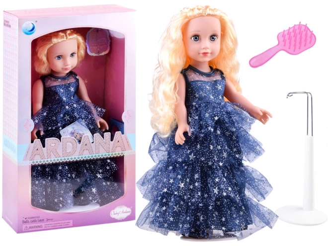 Elegant Ariana Doll in Starry Ball Gown