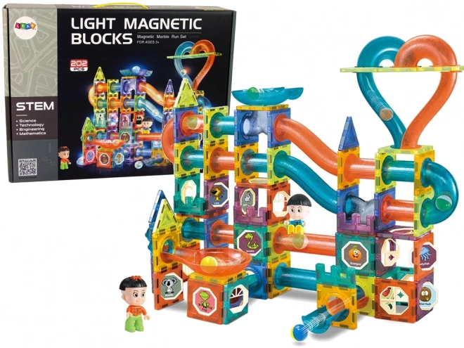 Glowing Magnetic Ball Slide Blocks