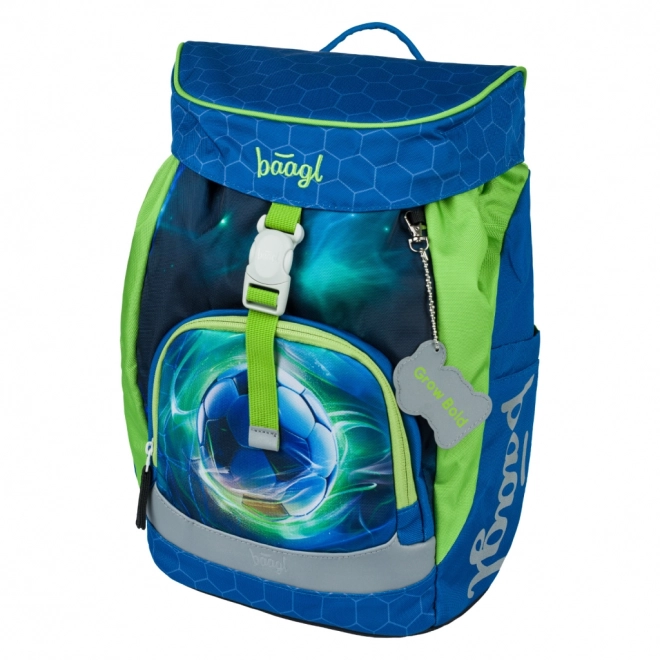 Lightweight School Backpack Airy with Football Design