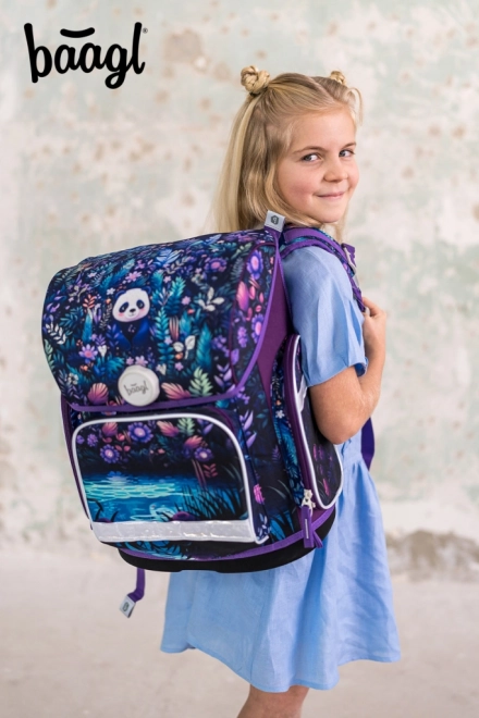 School Backpack Ergo Jungle Panda