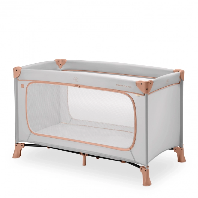 Children's travel cot Hauck Dream N Play Plus Dusty Cork