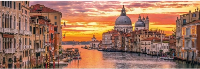 Puzzle 1000 Pezzi Compatto Panorama Canal Grande Venezia