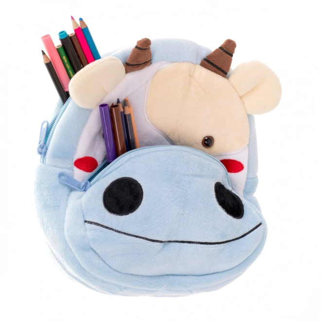 Plush Cow Preschool Backpack