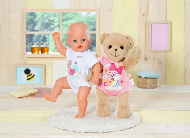 Baby Born Plush Bear in T-shirt