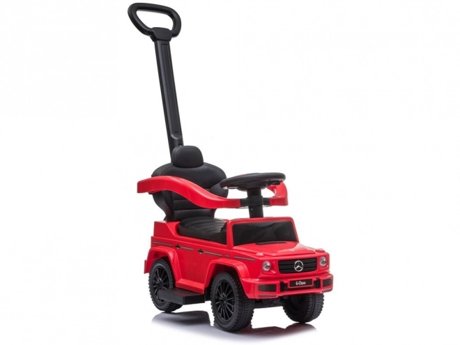 Ride-On Mercedes G-Class with Push Handle Red