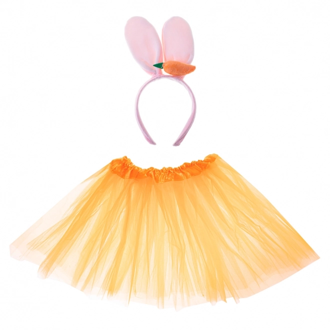 Costume Bunny Set with Tutu Skirt and Headband