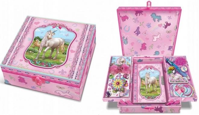 Unicorn Diary Set with Shelves